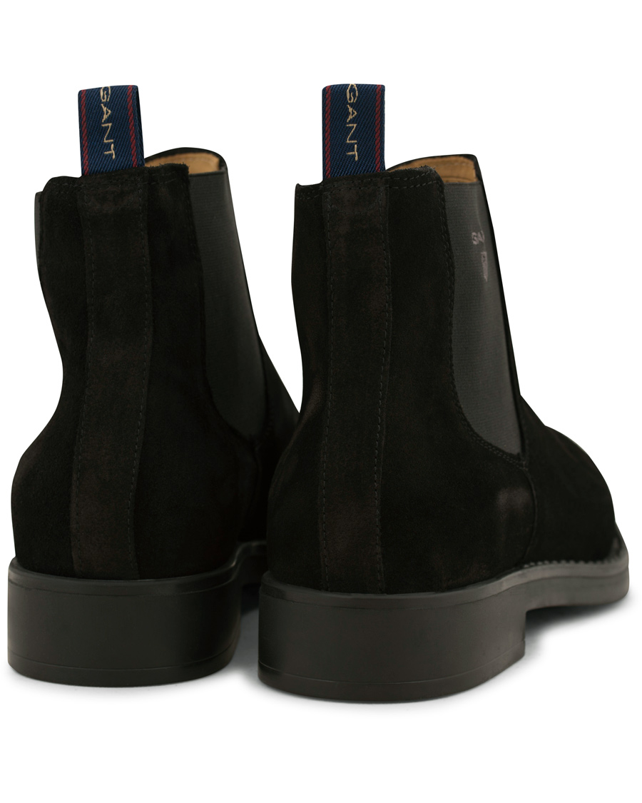 Herr | GANT Oscar Chelsea Boot Black Suede | GANT | Oscar Chelsea Boot Black Suede