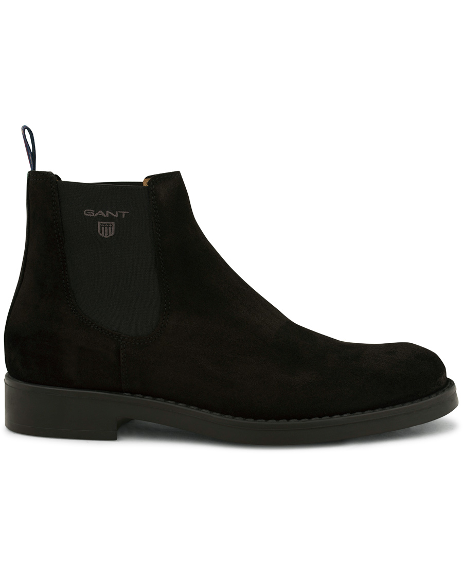 Herr | GANT Oscar Chelsea Boot Black Suede | GANT | Oscar Chelsea Boot Black Suede
