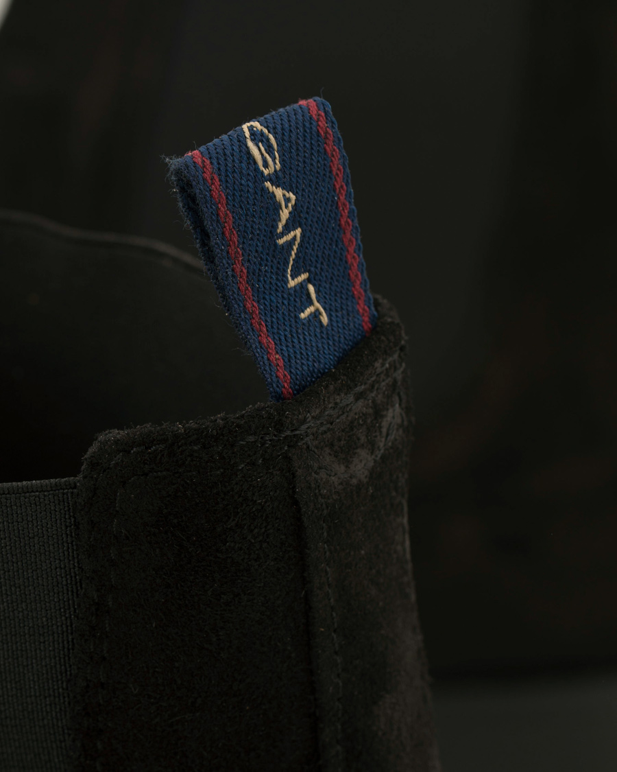 Herr | GANT Oscar Chelsea Boot Black Suede | GANT | Oscar Chelsea Boot Black Suede