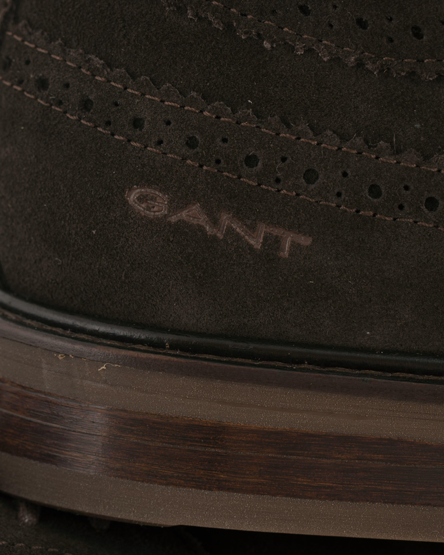 Herr | GANT Ricardo Brouge Dark Brown Suede | GANT | Ricardo Brouge Dark Brown Suede