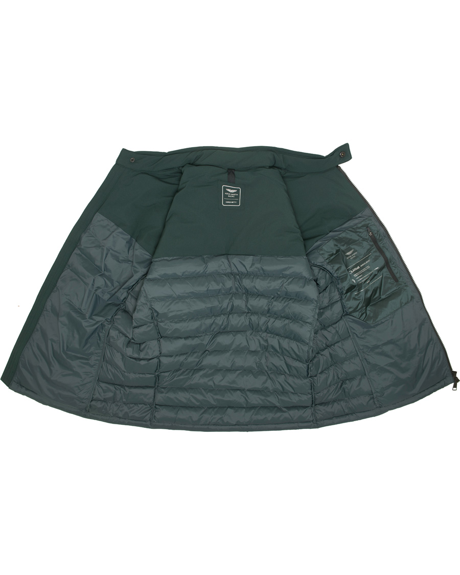 Herr | Jackor | Hackett | Aston Martin Tech Moto Down Jacket Racing Green