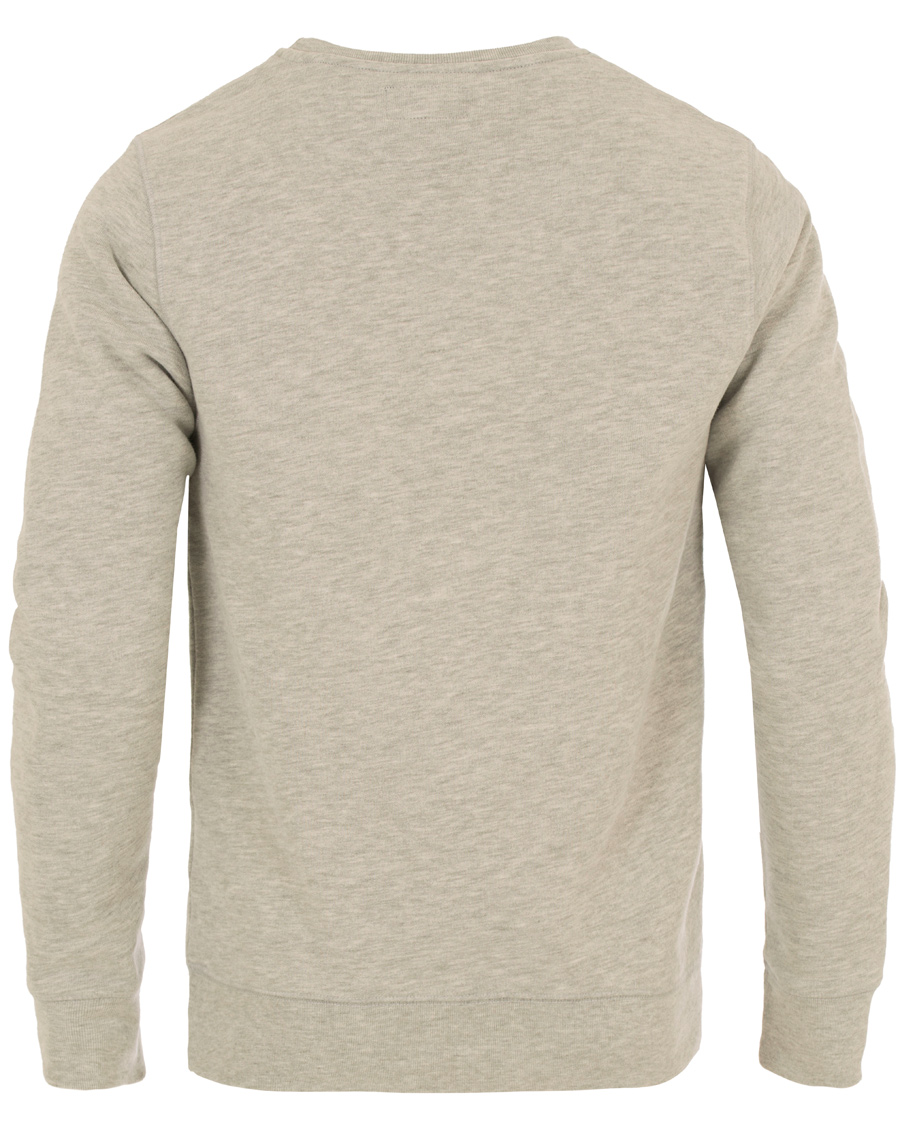 Herr | Tröjor | Hackett | Mr Classic Logo Crew Neck Sweater Grey