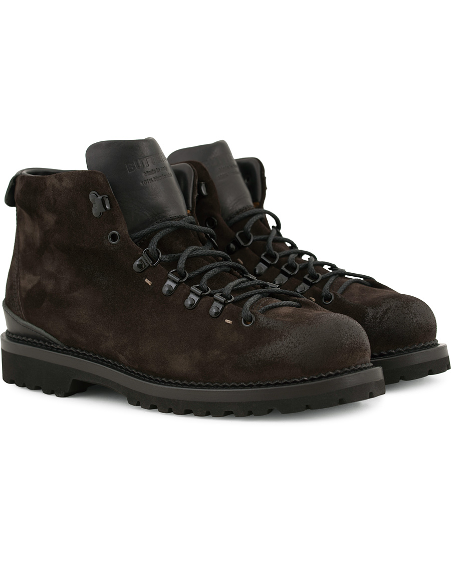 Herr | Buttero Canalone Hiking Boot Dark Brown Suede | Buttero | Canalone Hiking Boot Dark Brown Suede