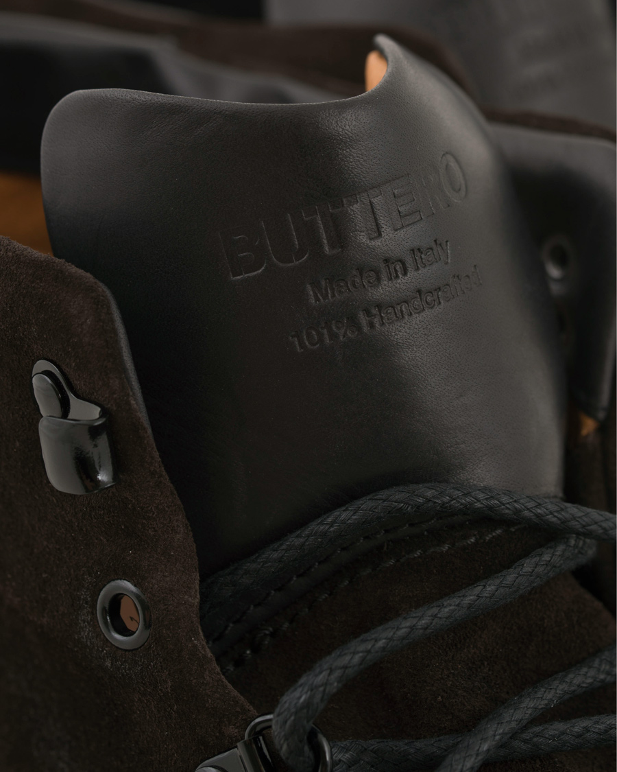 Herr | Buttero Canalone Hiking Boot Dark Brown Suede | Buttero | Canalone Hiking Boot Dark Brown Suede