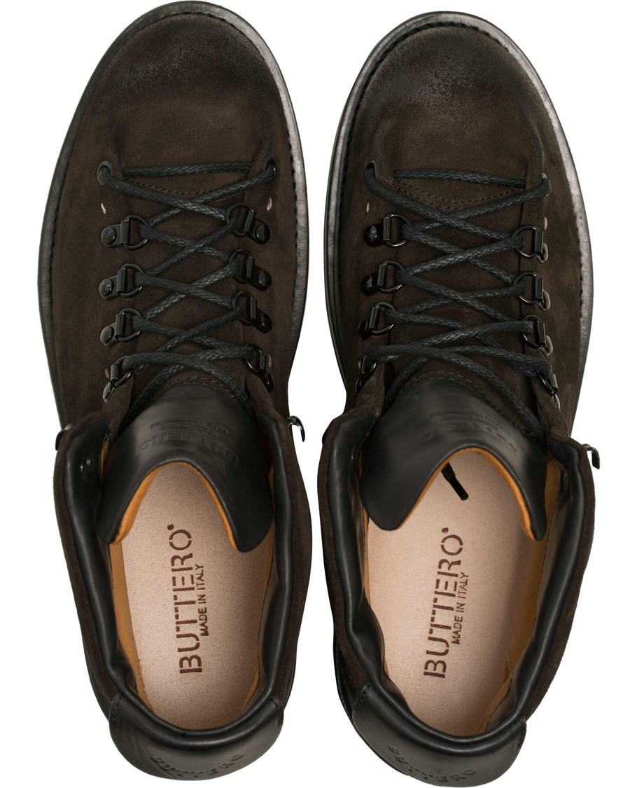 Herr | Buttero Canalone Hiking Boot Dark Brown Suede | Buttero | Canalone Hiking Boot Dark Brown Suede