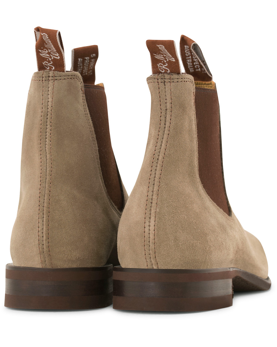 Herr | R.M.Williams Wentworth G Boot Oatmeal Suede | R.M.Williams | Wentworth G Boot Oatmeal Suede