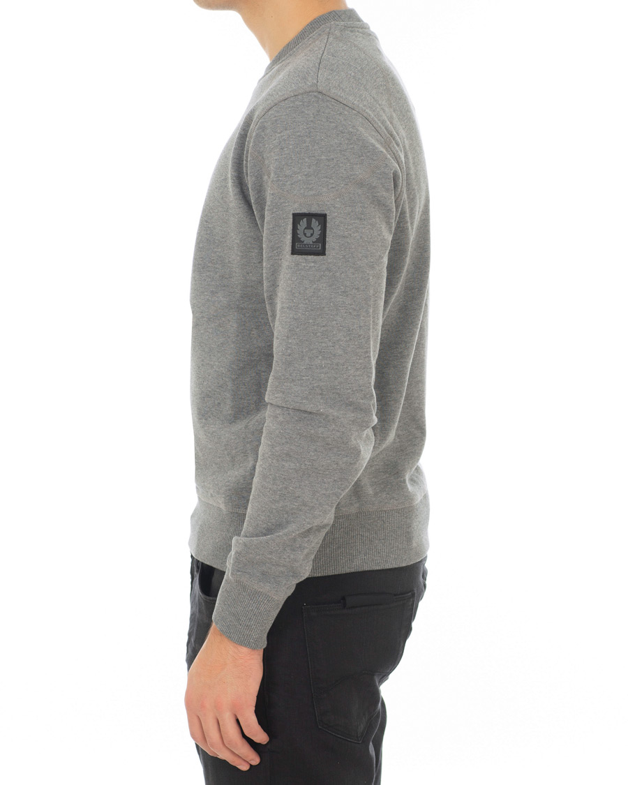 Herr | Tröjor | Belstaff | Jefferson Crew Neck Sweatshirt Grey Melange