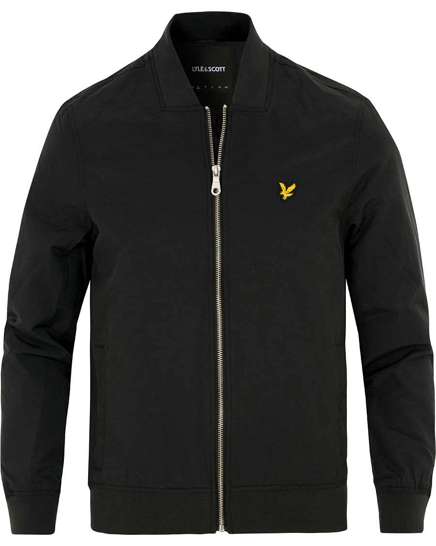 Herr | Jackor | Lyle & Scott | Bomber Jacket True Black
