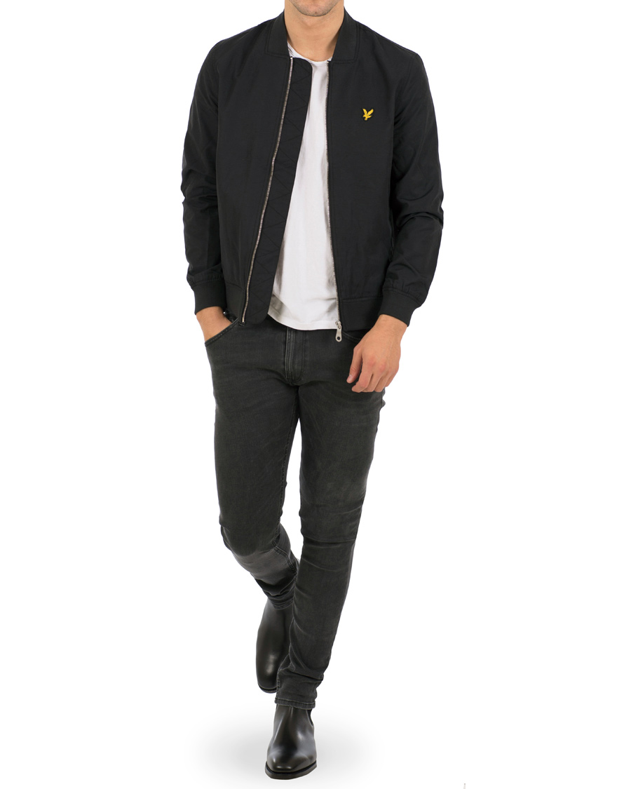 Herr | Jackor | Lyle & Scott | Bomber Jacket True Black