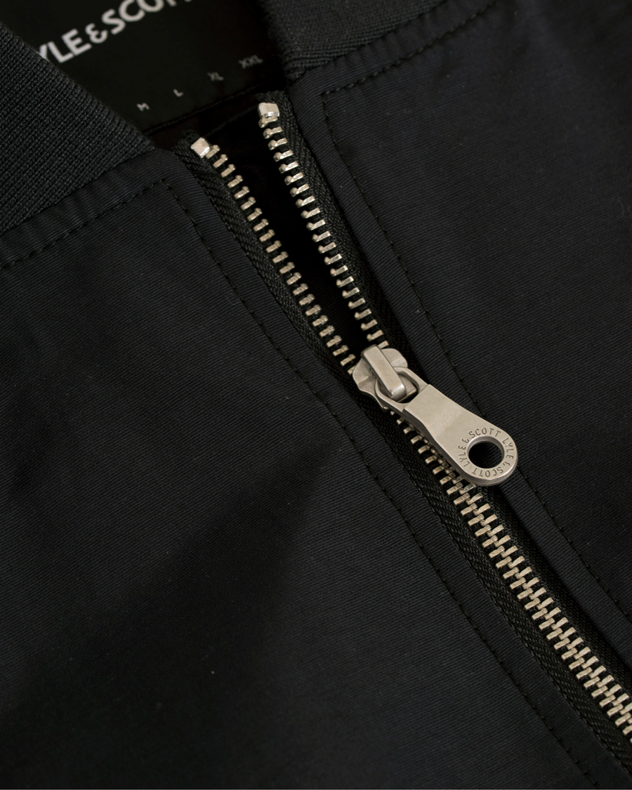 Herr | Jackor | Lyle & Scott | Bomber Jacket True Black