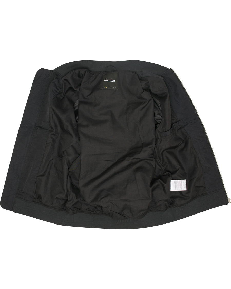 Herr | Jackor | Lyle & Scott | Bomber Jacket True Black