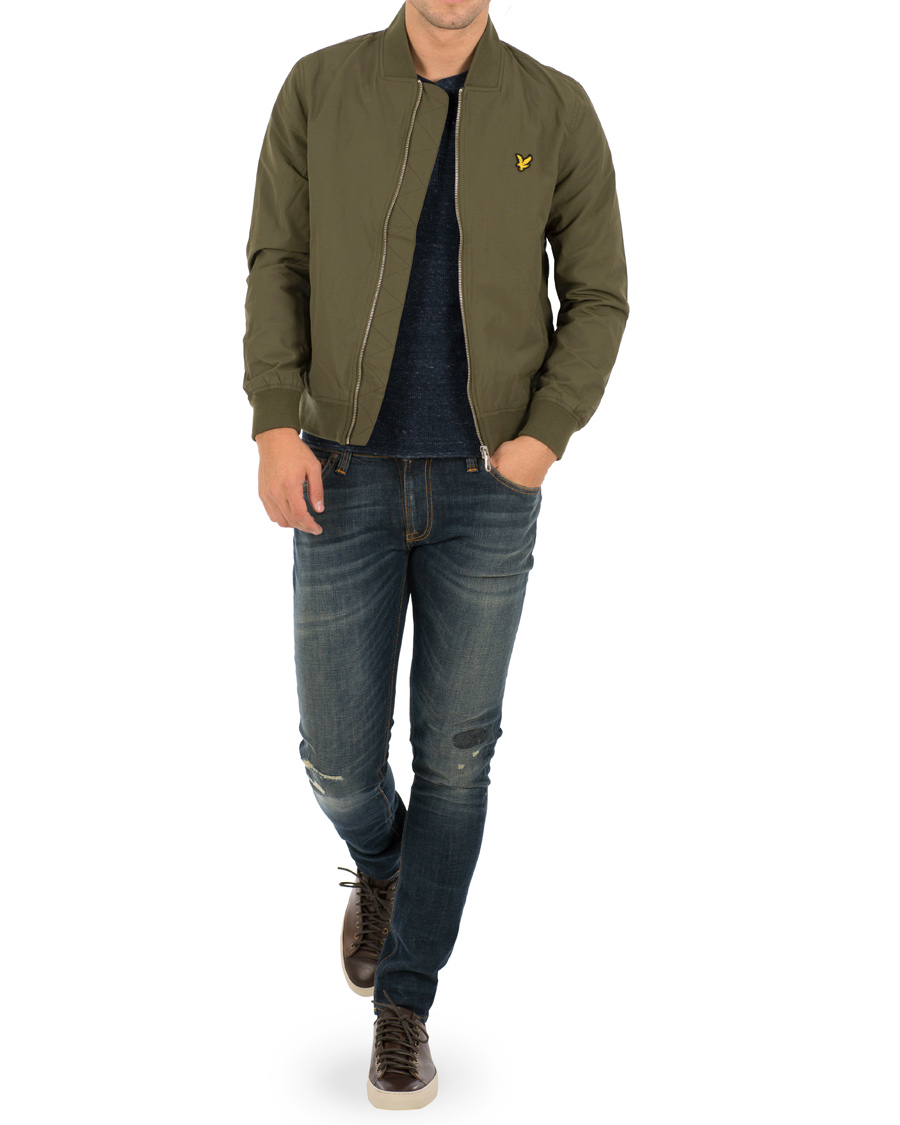 Herr | Jackor | Lyle & Scott | Bomber Jacket Olive
