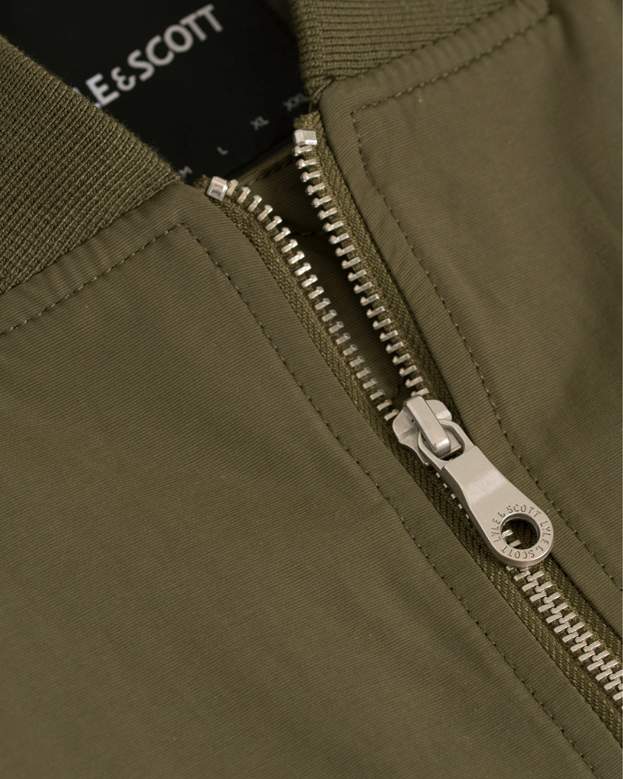 Herr | Jackor | Lyle & Scott | Bomber Jacket Olive