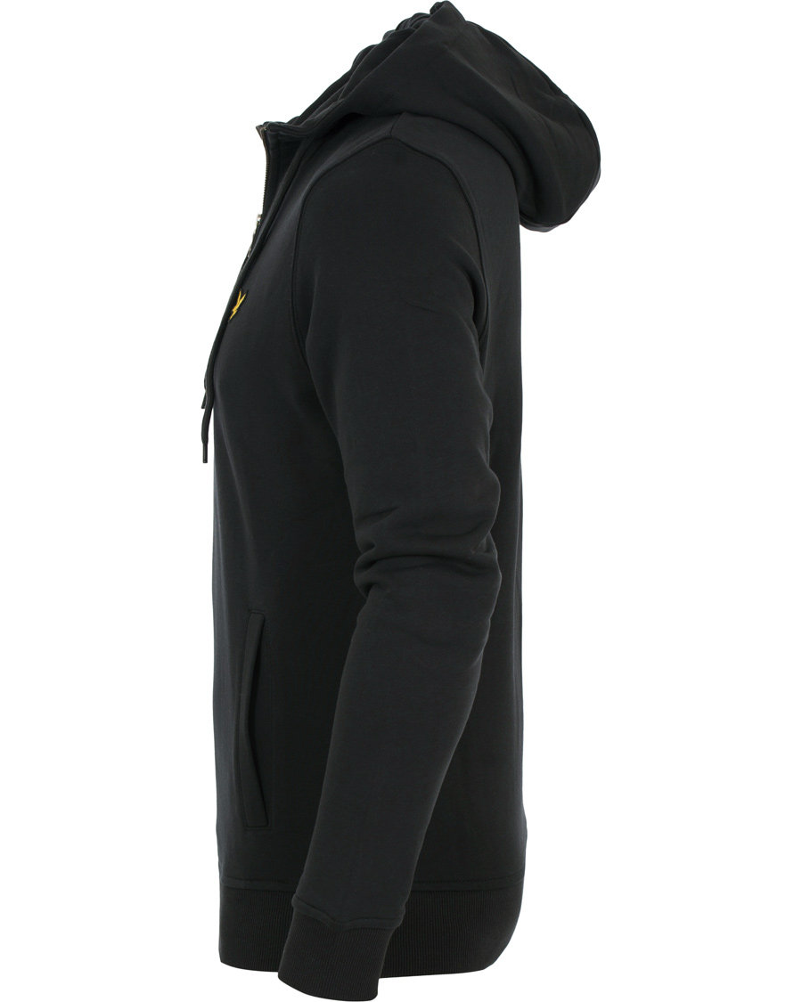 Herr | Tröjor | Lyle & Scott | Half Zip Hoodie True Black