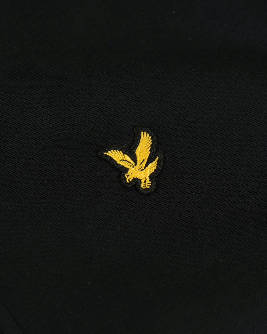 Herr | Tröjor | Lyle & Scott | Half Zip Hoodie True Black