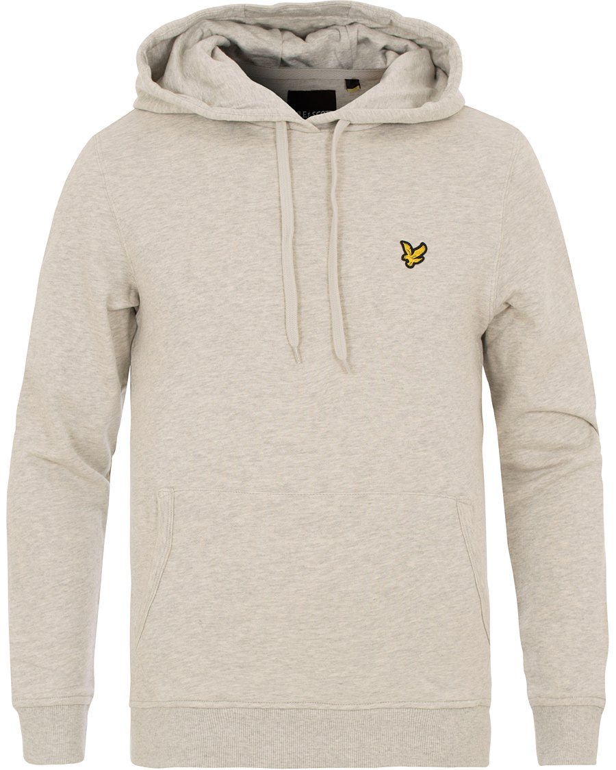 Herr | Tröjor | Lyle & Scott | Pullover Hoodie Light Grey Marl