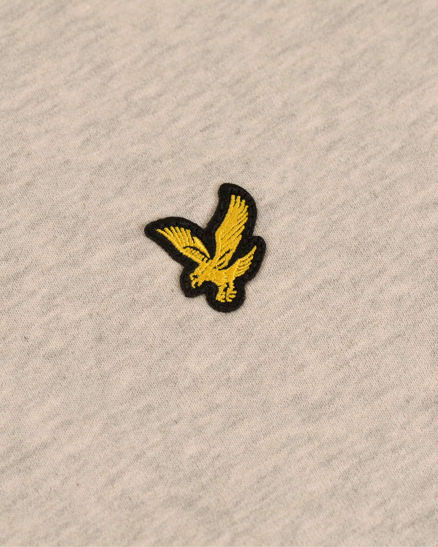 Herr | Tröjor | Lyle & Scott | Pullover Hoodie Light Grey Marl