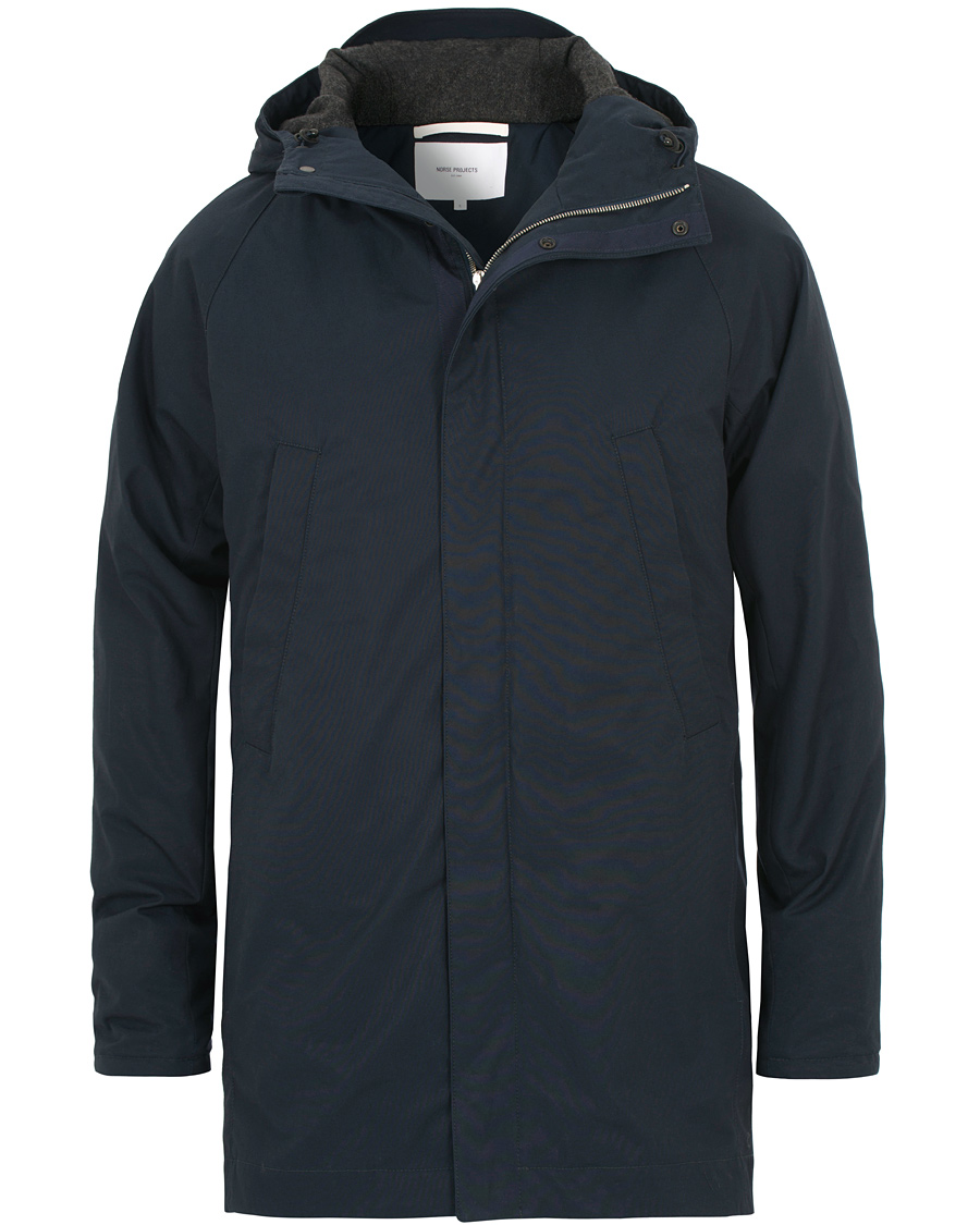 Herr | Jackor | Norse Projects | Lindisfarni Cambric Jacket Dark Navy