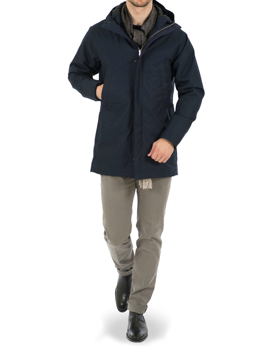 Herr | Jackor | Norse Projects | Lindisfarni Cambric Jacket Dark Navy