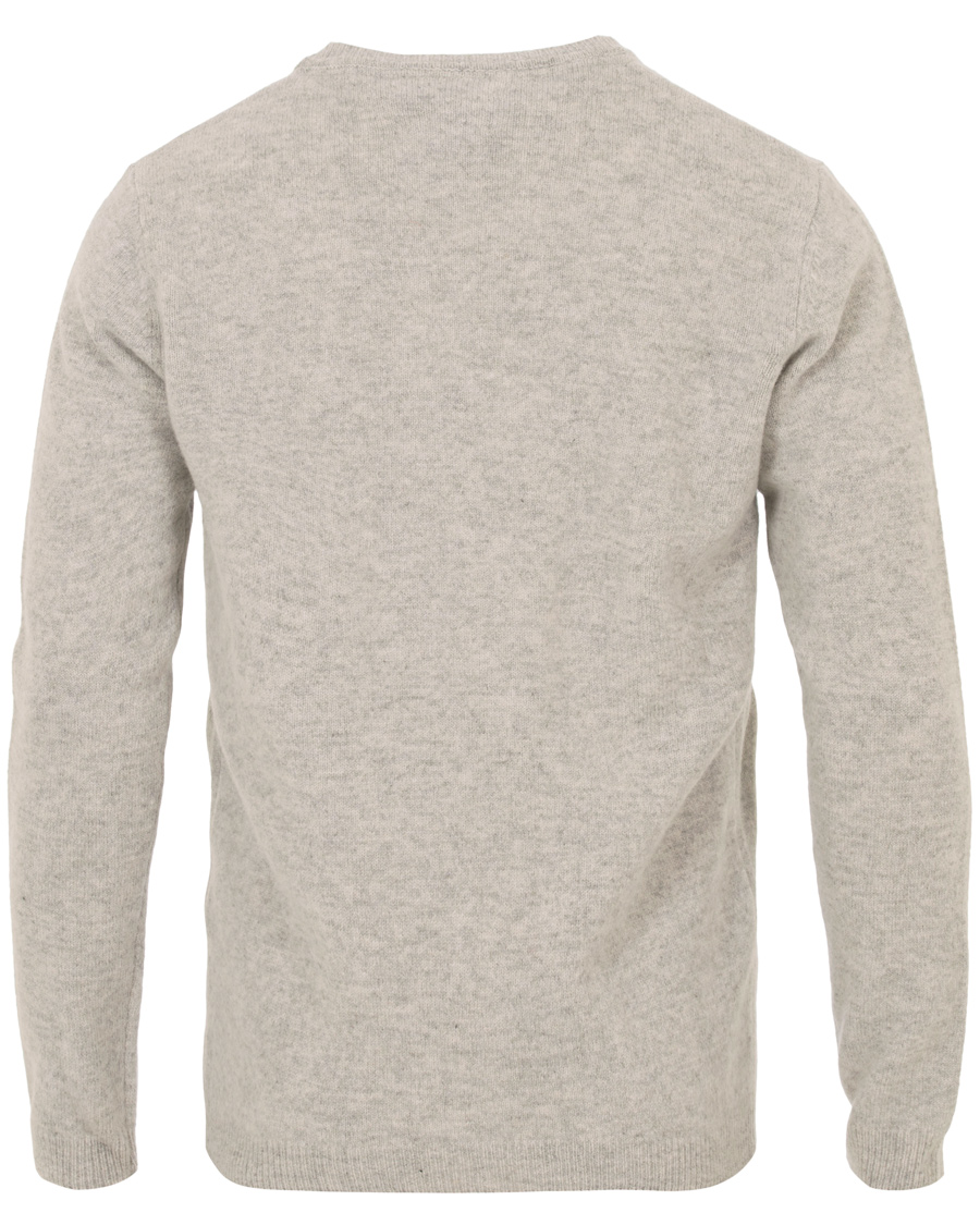 Herr | Tröjor | Norse Projects | Sigfred Lambswool Crew Neck Light Grey Melange