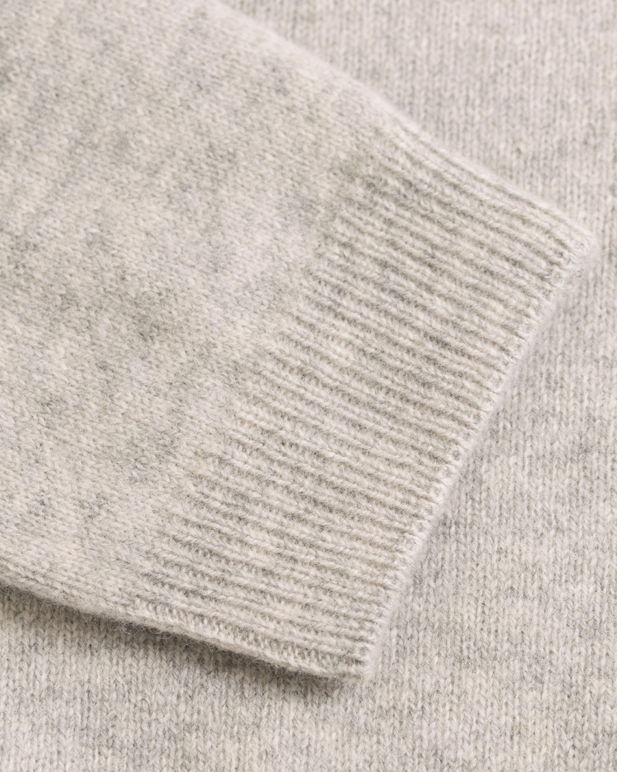 Herr | Tröjor | Norse Projects | Sigfred Lambswool Crew Neck Light Grey Melange