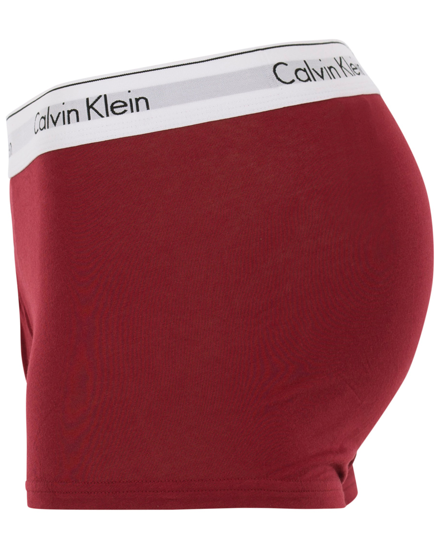 Herr | Underkläder | Calvin Klein | Jeans Modern Cotton 2-Pack Trunk Dylan Red/Black