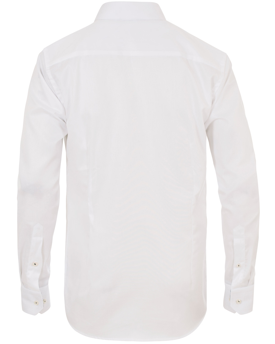 Herr | Skjortor | Eton | Super Sim Contrast Flower Shirt White