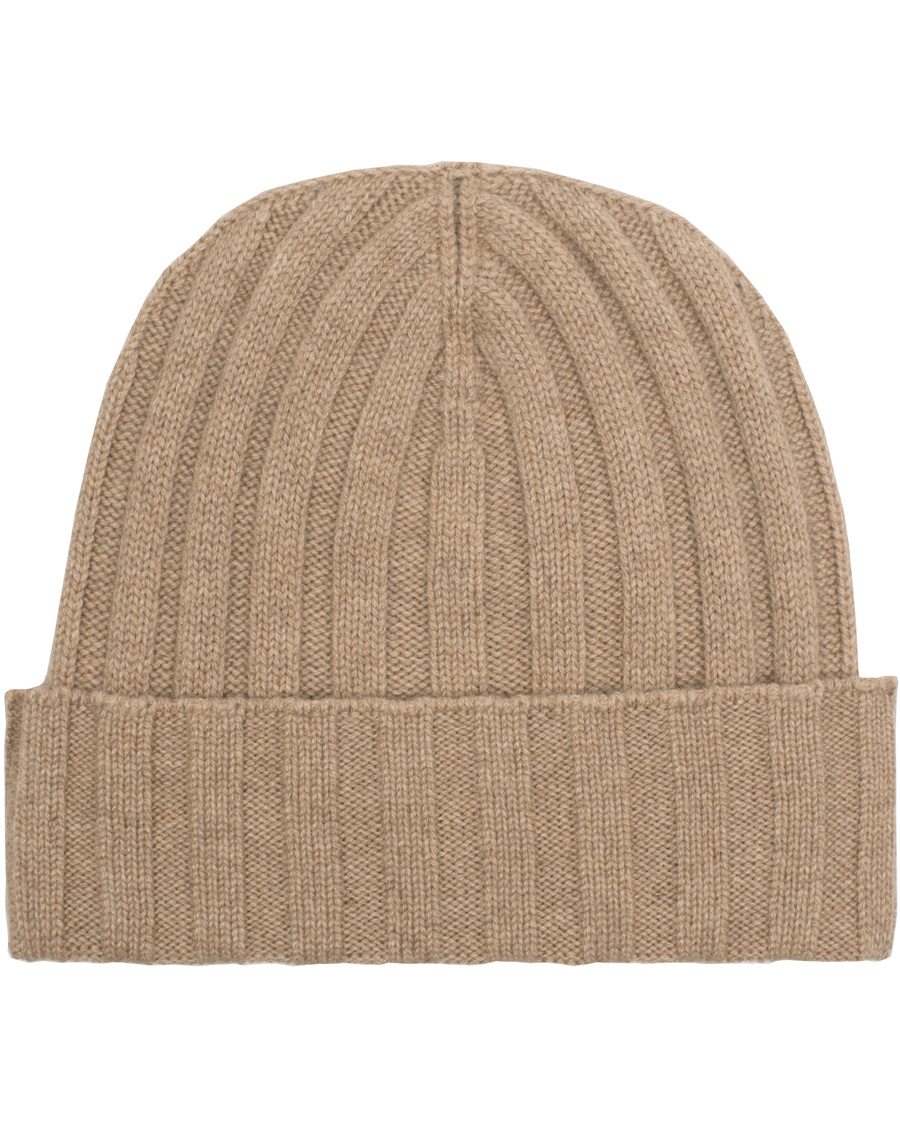 Herr | Borsalino Ribbed Wool Beanie Sand | Borsalino | Ribbed Wool Beanie Sand