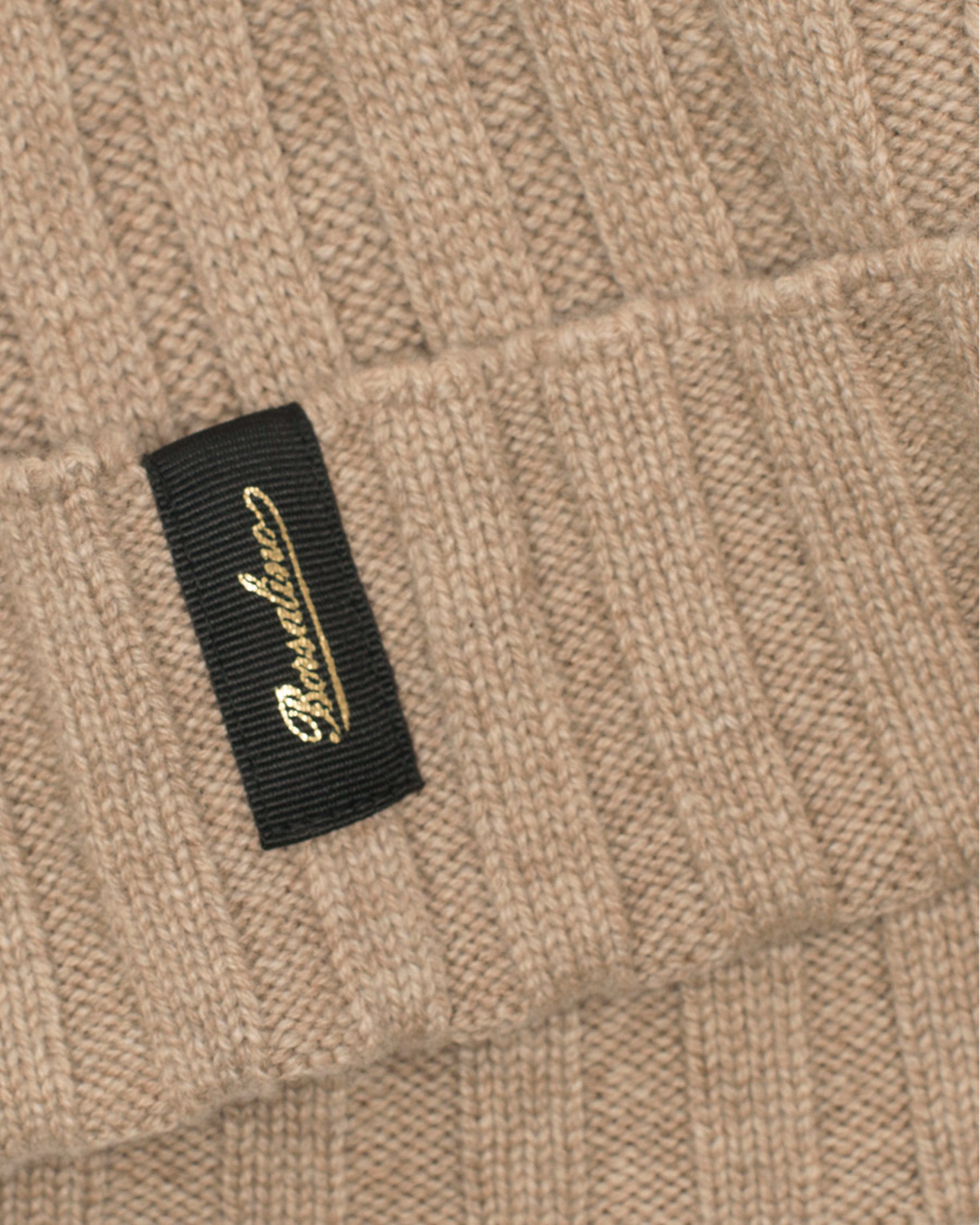 Herr | Borsalino Ribbed Wool Beanie Sand | Borsalino | Ribbed Wool Beanie Sand
