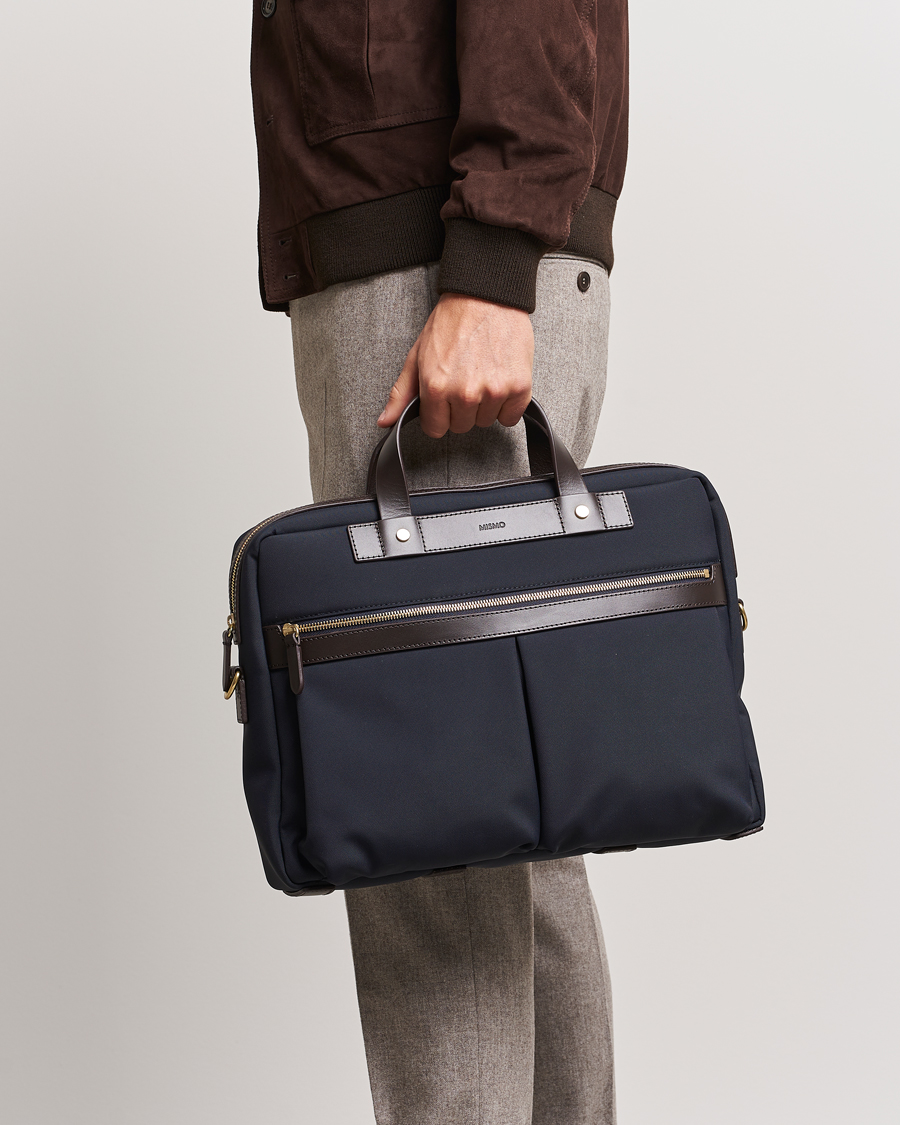 Herr | Business & Beyond | Mismo | M/S Nylon Office Navy/Dark Brown