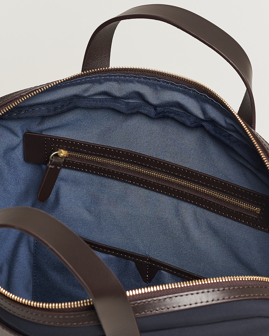 Herr | Väskor | Mismo | M/S Nylon Office Navy/Dark Brown