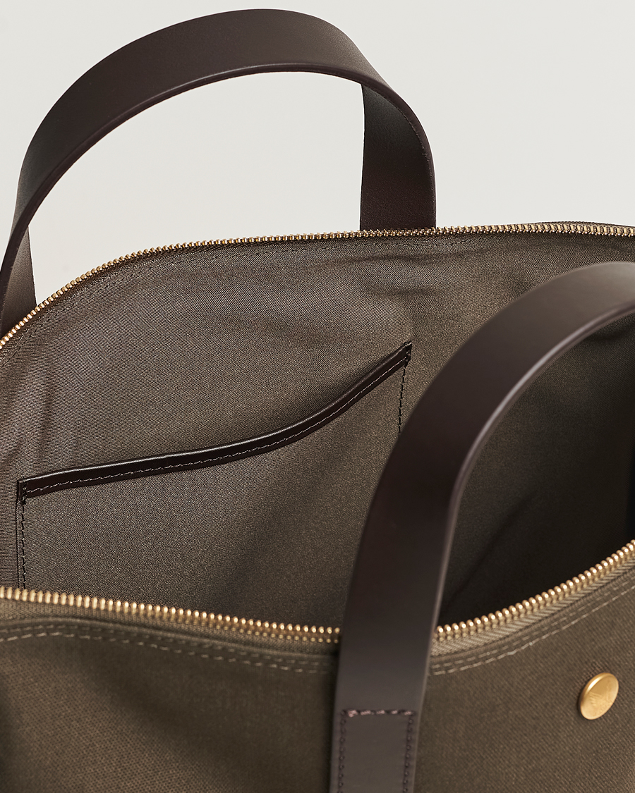 Herr | Väskor | Mismo | MismoM/S Canvas ShopperArmy/Dark Brown