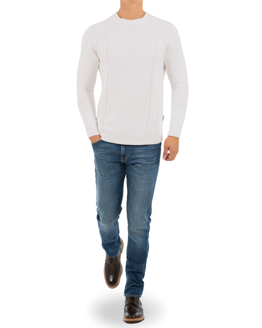 Herr | Tröjor | Henri-Lloyd | Henri Lloyd Kents Regular Crew Neck Knit White