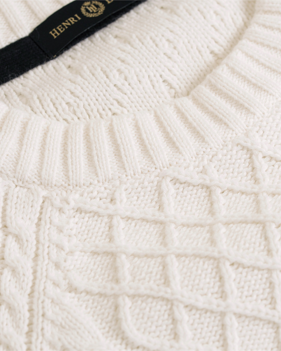 Herr | Tröjor | Henri-Lloyd | Henri Lloyd Kents Regular Crew Neck Knit White