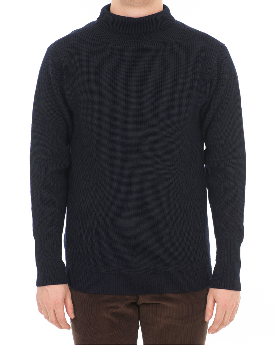 Herr | Tröjor | Andersen-Andersen | Sailor Turtleneck Navy Blue
