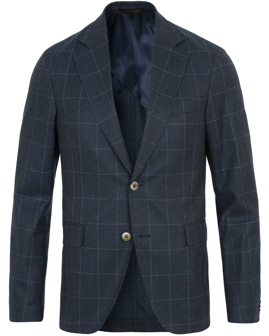 Herr | Kostymer | Oscar Jacobson | Egel Wool Check Suit Navy