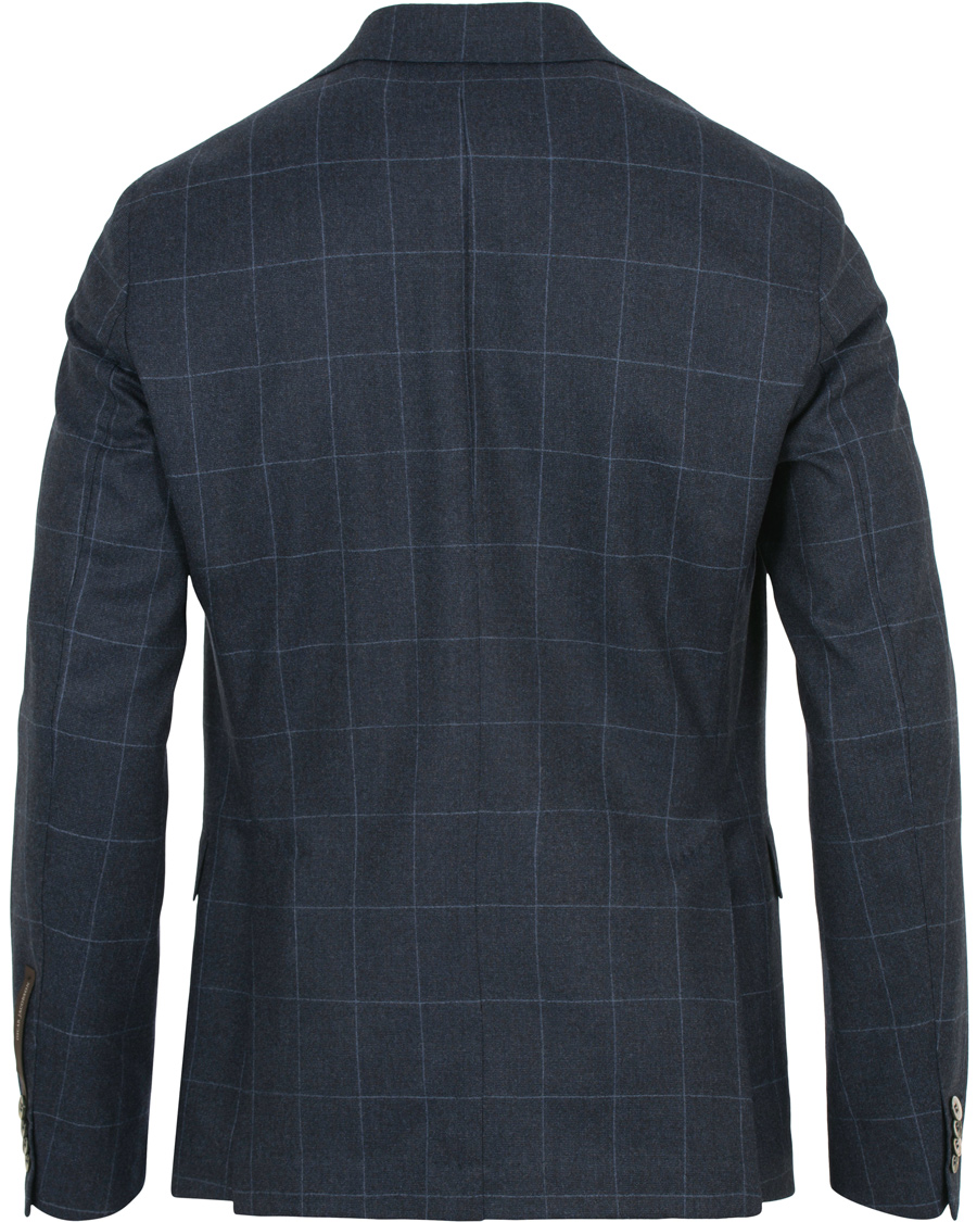 Herr | Kostymer | Oscar Jacobson | Egel Wool Check Suit Navy