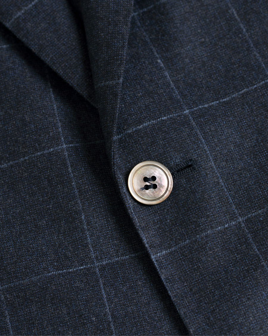 Herr | Kostymer | Oscar Jacobson | Egel Wool Check Suit Navy