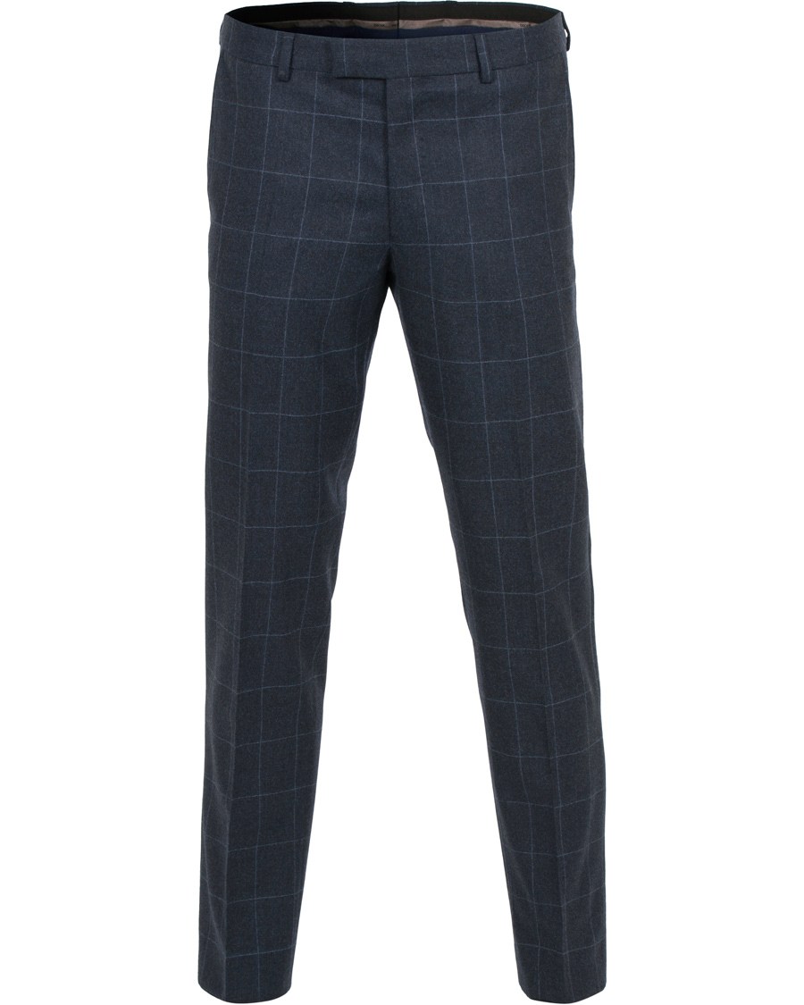Herr | Kostymer | Oscar Jacobson | Egel Wool Check Suit Navy