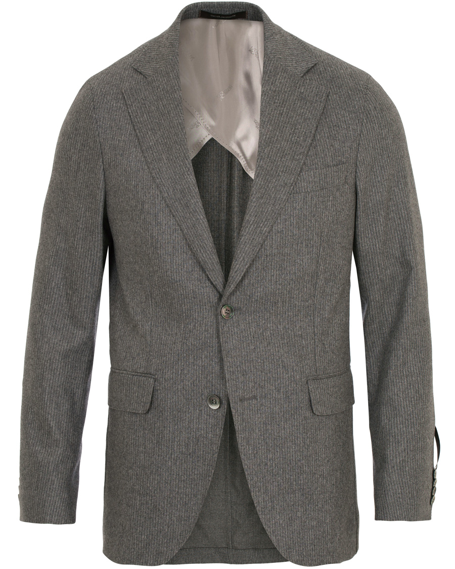 Herr | Kostymer | Oscar Jacobson | Egel Wool Pinstripe Suit Light Grey