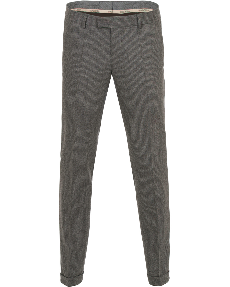 Herr | Kostymer | Oscar Jacobson | Egel Wool Pinstripe Suit Light Grey