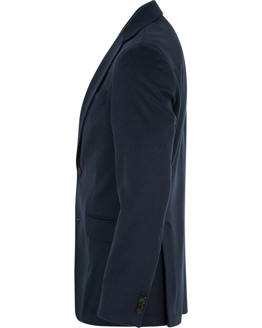 Herr | Kavajer | Oscar Jacobson | Egel Camelhair Blazer Navy