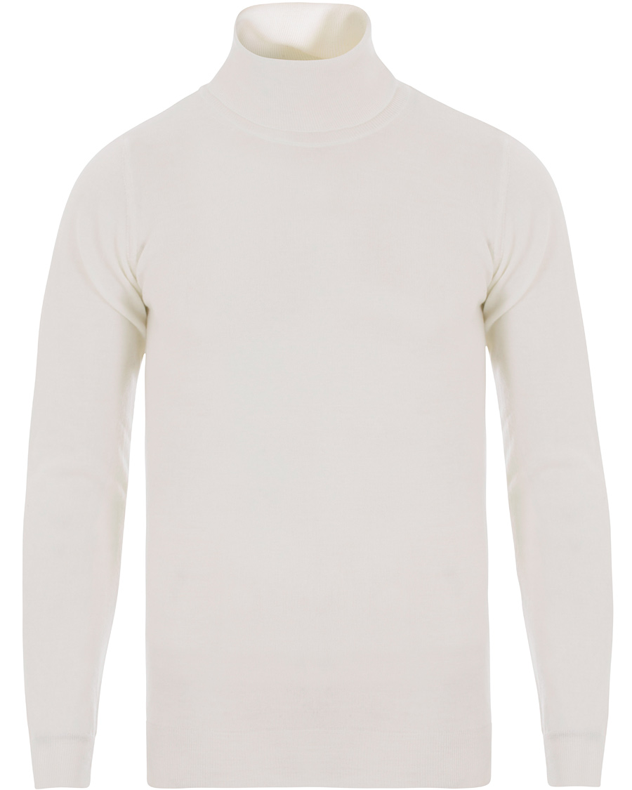 Herr | Tröjor | Oscar Jacobson | Cole Extra Fine Merino Polo White