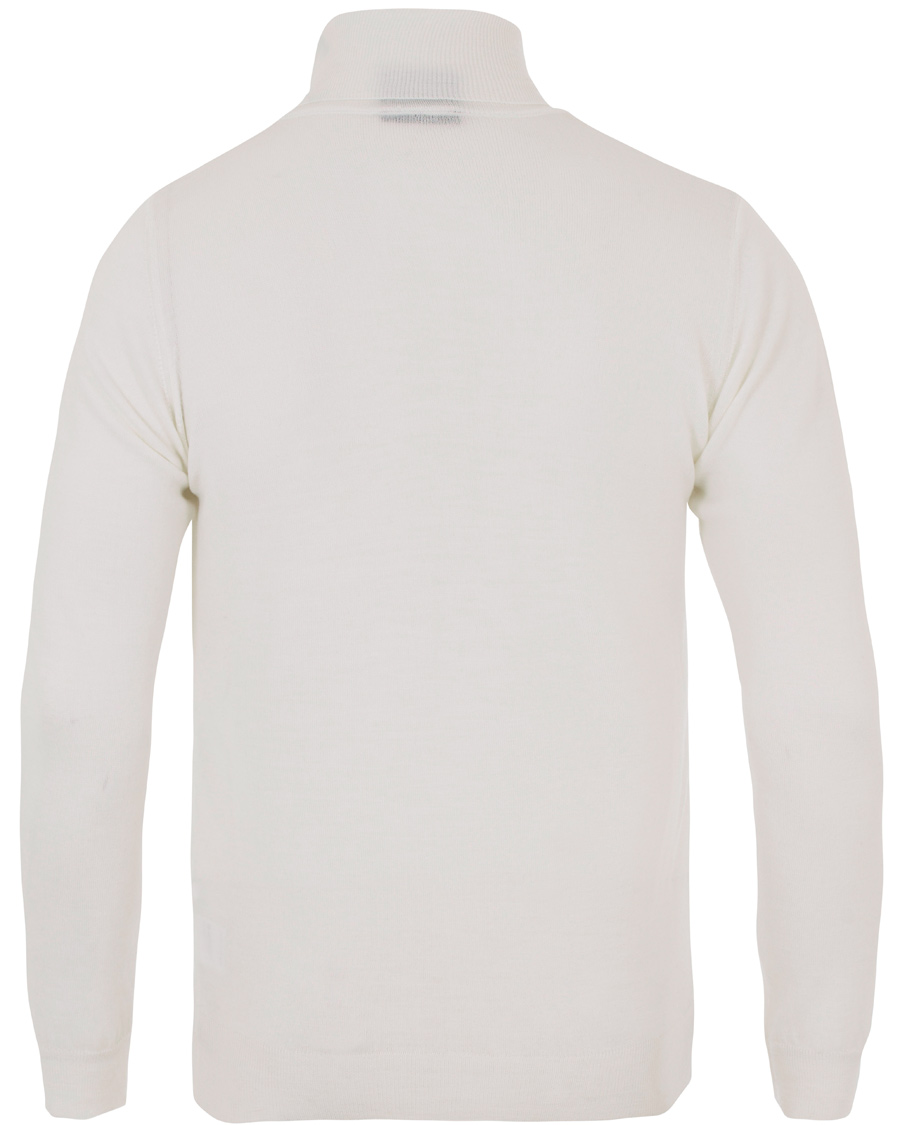Herr | Tröjor | Oscar Jacobson | Cole Extra Fine Merino Polo White
