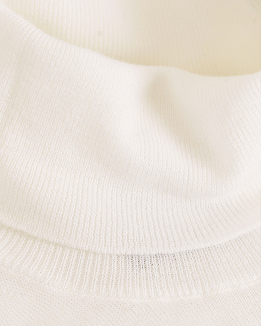 Herr | Tröjor | Oscar Jacobson | Cole Extra Fine Merino Polo White