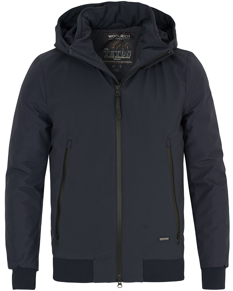 Herr | Jackor | Woolrich | Comfort Rain Jacket Navy
