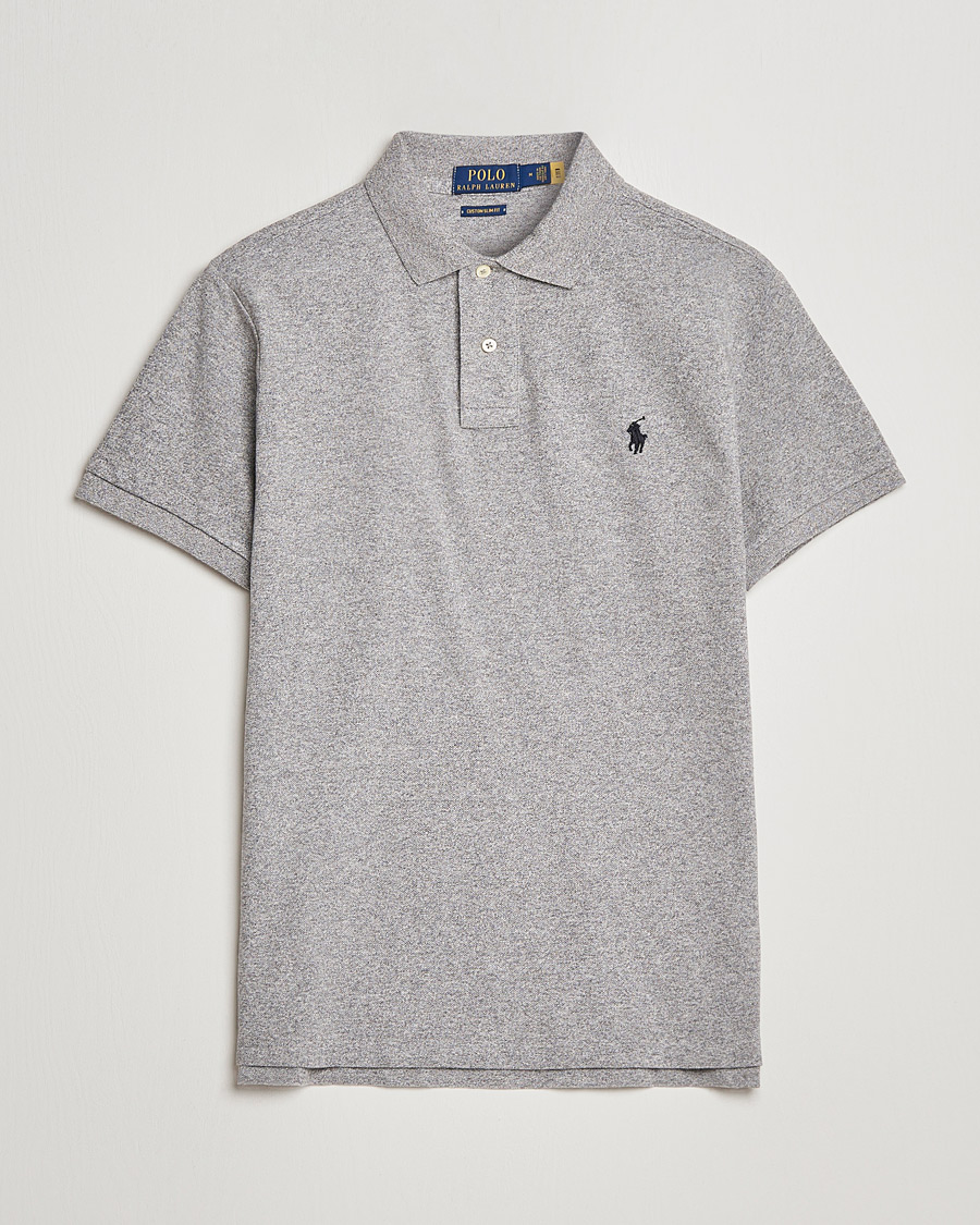 Herr | Pikéer | Polo Ralph Lauren | Custom Slim Fit Polo Canterbury Heather