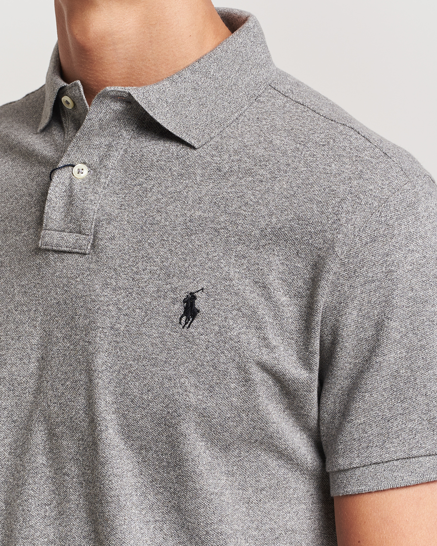 Herr | Pikéer | Polo Ralph Lauren | Custom Slim Fit Polo Canterbury Heather