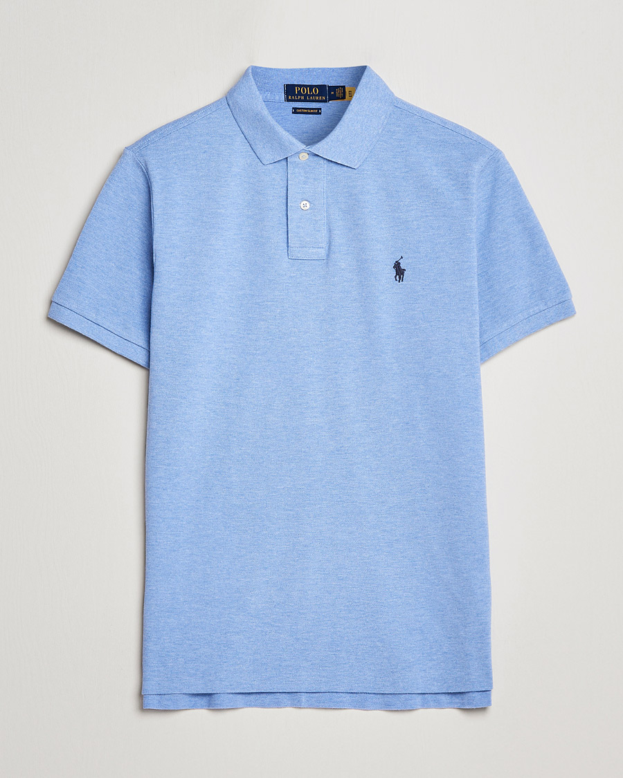 Herr | Pikéer | Polo Ralph Lauren | Custom Slim Fit Polo Isle Heather