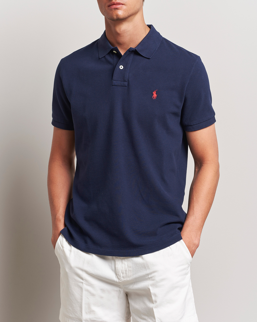 Herr | Polo Ralph Lauren | Polo Ralph Lauren | Custom Slim Fit Polo Newport Navy